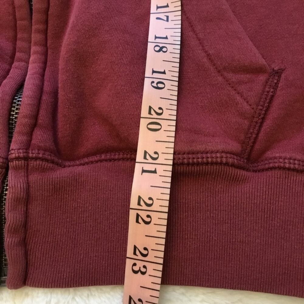 H&M Burgundy Zip-Up Hoodie - Picture 11 of 14